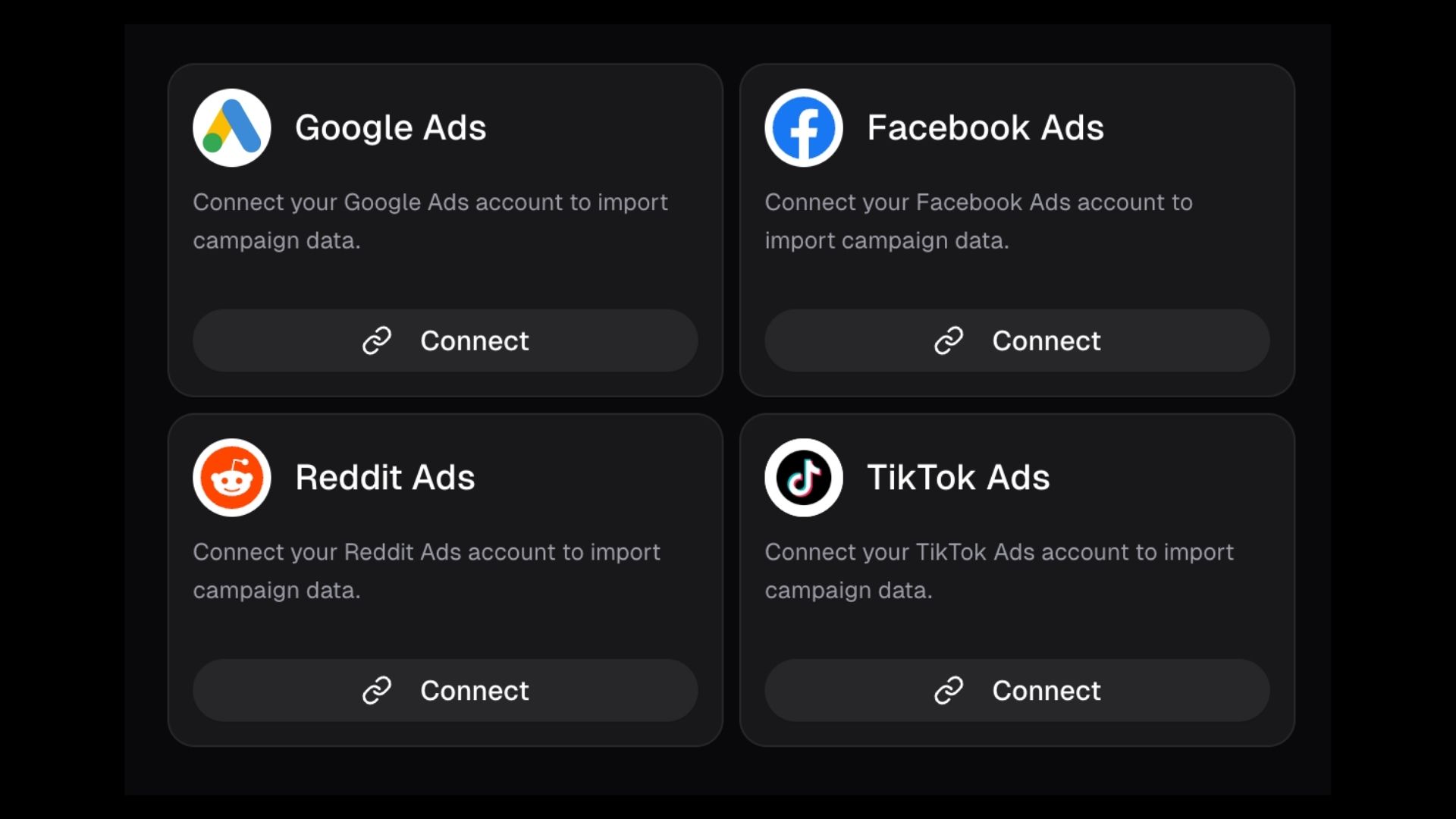 Connect ad platforms